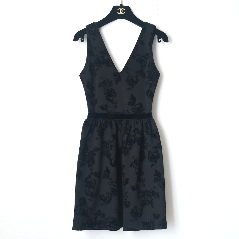 Aqua LBD Mini With Velvet Roses Size XS